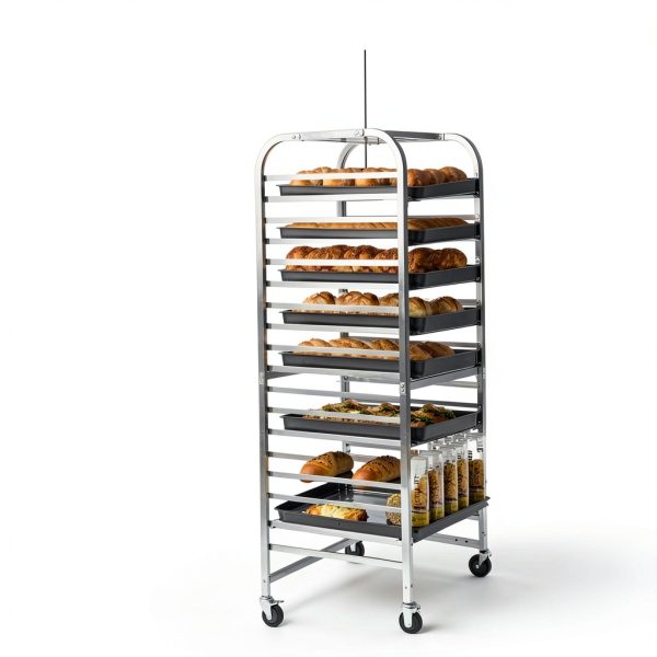 Sandinrayli 20-Tier Bakery Rack Rust Resistant Alloy Steel-4
