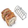 Frdhee Stainless Steel Toast Rack 6 Slice Heat Resistant-2
