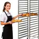 Sandinrayli 20-Tier Bakery Rack Rust Resistant Alloy Steel-0