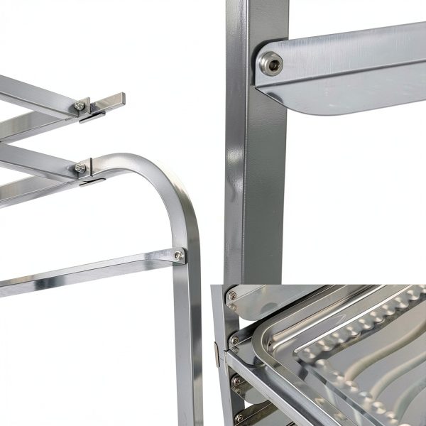 Sandinrayli 20-Tier Bakery Rack Rust Resistant Alloy Steel-2