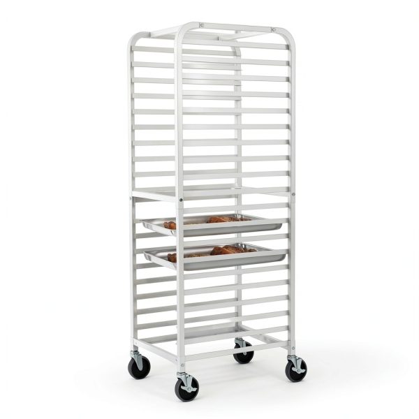 Giantex 20-Tier Aluminum Bun Pan Rack Commercial Kitchen-8