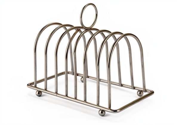 JAGTRADE Stainless Steel Toast Bread Rack Kitchen Storage-1
