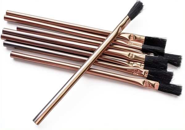 Acid Brushes Pro Grade 72 Count 3/8" Boar Hair Paint Brush Set-4
