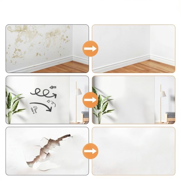 White Paint by Verny Touch Up with Integrated Roller Brush, Low Odor-3