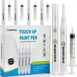 Touch Up Paint Pen TRUGFONE 4 Pack Brush for Walls Wood 6ML-0