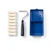 Paint Roller Tool Kit Pro Grade 10-Piece Mini Set with Plastic Tray-1