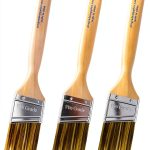 Paint Brush Set Pro Grade 3-Pack 2" Angle for Latex & Oil-0