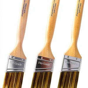 Paint Brush Set Pro Grade 3-Pack 2" Angle for Latex & Oil-0
